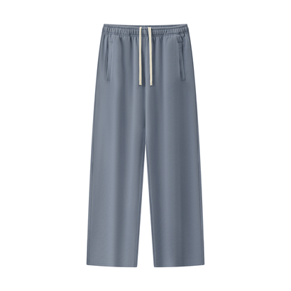 Unisex Vintage Wash Fleece Sweatpants in washed blue