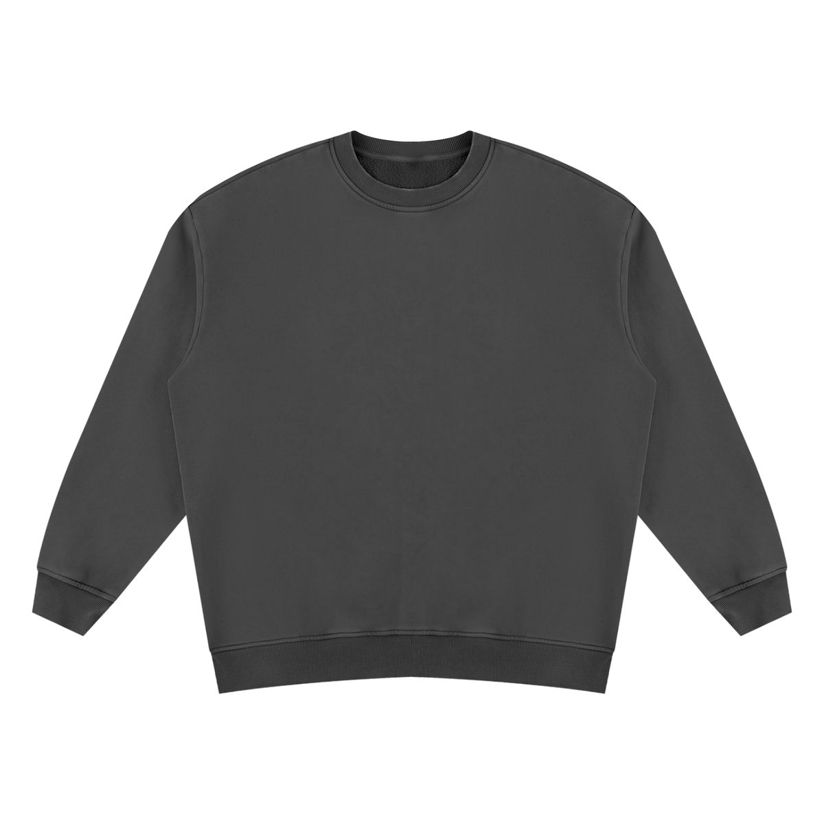 Unisex Vintage Wash Fleece Sweatshirt in black