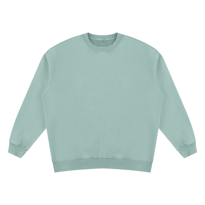 Unisex Vintage Wash Fleece Sweatshirt in lake blue