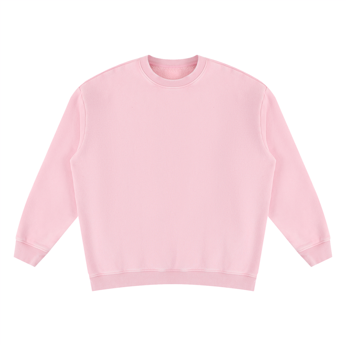 Unisex Vintage Wash Fleece Sweatshirt in pink