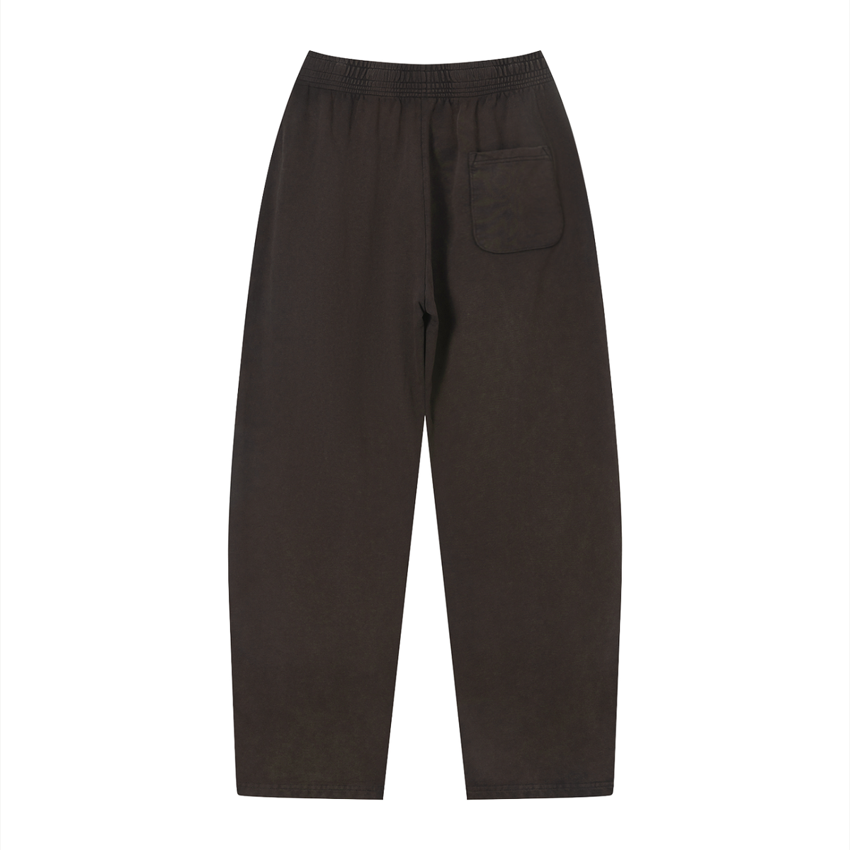 Unisex Vintage Wash Loose Sweatpants in dark purple, alternate angle