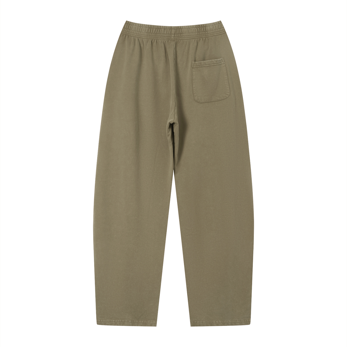 Unisex Vintage Wash Loose Sweatpants in gray coffee, alternate angle