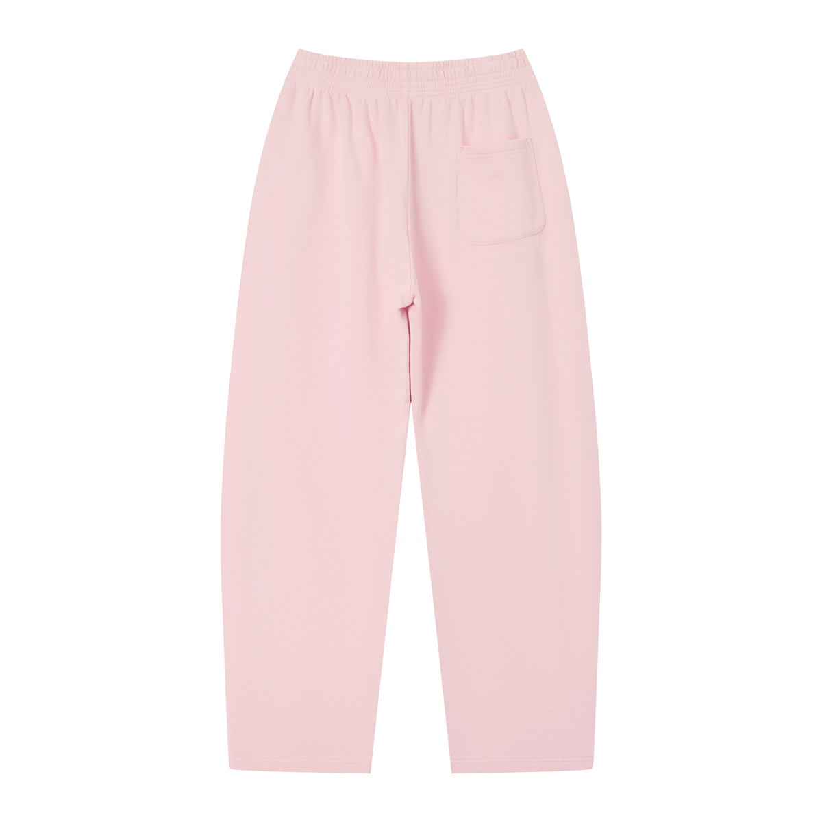 Unisex Vintage Wash Loose Sweatpants in pink, alternate angle