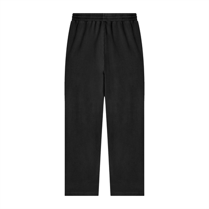 Unisex Vintage Wash Sweatpants in black, alternate angle