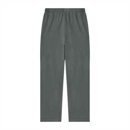 Unisex Vintage Wash Sweatpants in dark gray, alternate angle