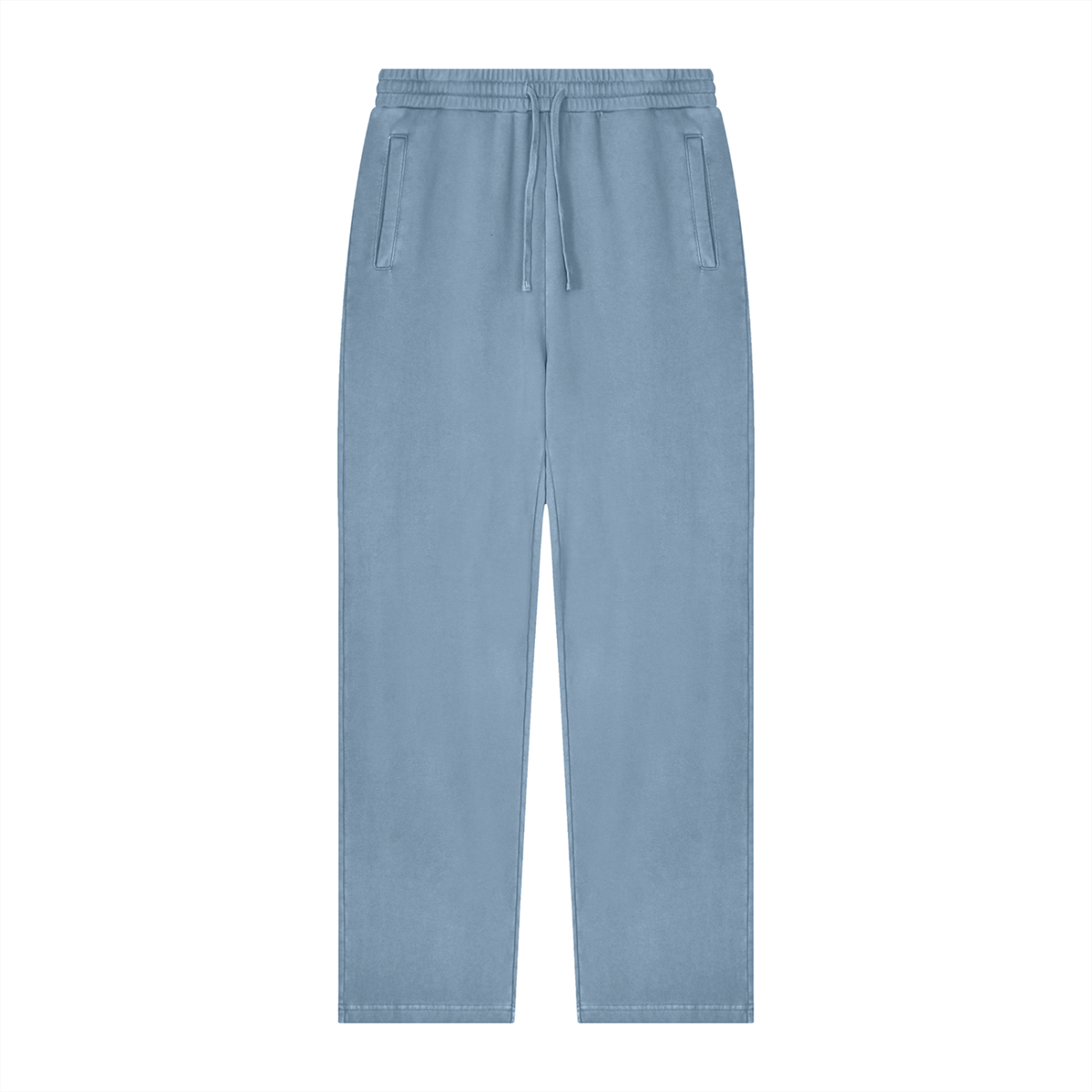 Unisex Vintage Wash Sweatpants in jeans blue