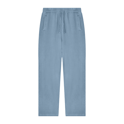 Unisex Vintage Wash Sweatpants in jeans blue