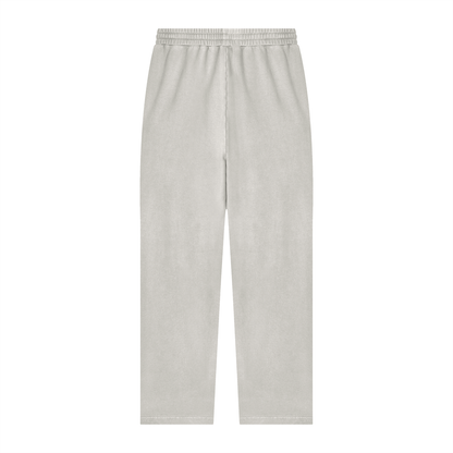Unisex Vintage Wash Sweatpants in light gray, alternate angle