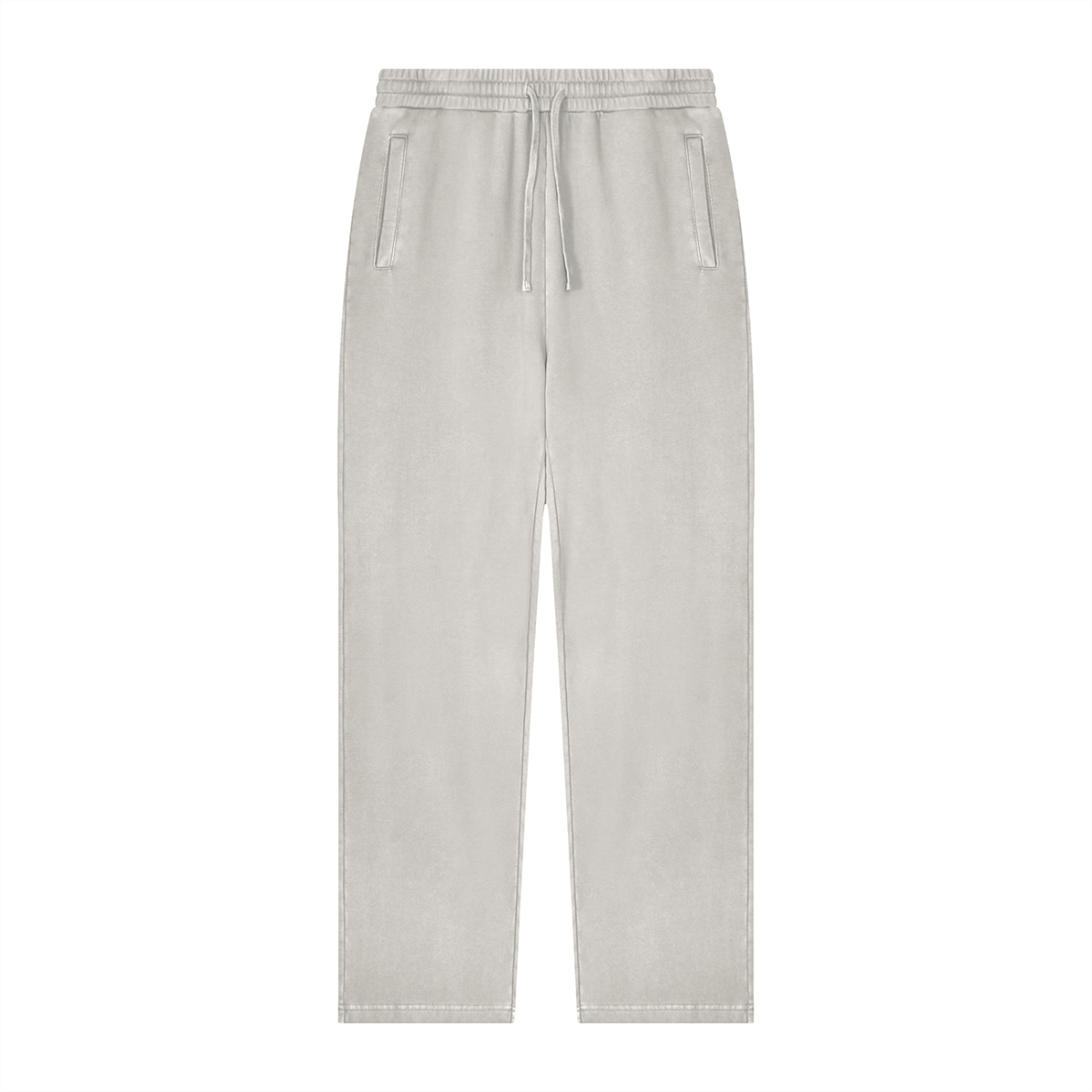 Unisex Vintage Wash Sweatpants in light gray