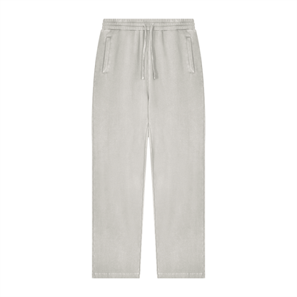Unisex Vintage Wash Sweatpants in light gray