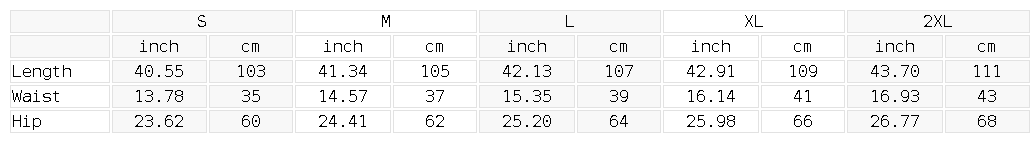 Size chart for the Unisex Vintage Washed Barrel Leg Sweatpants
