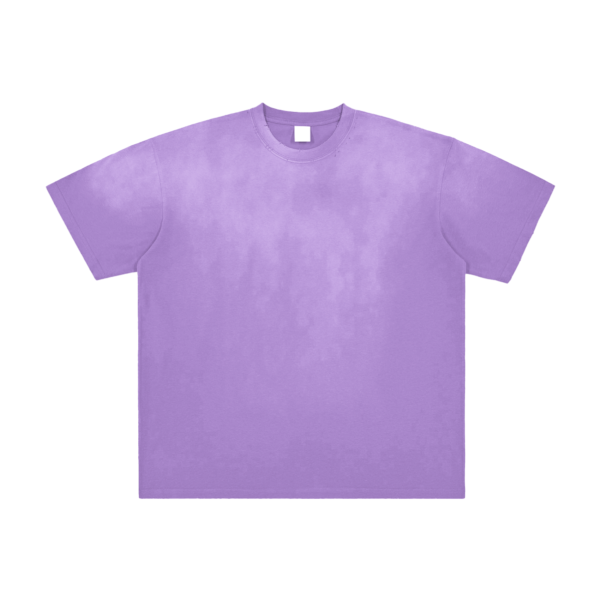 Unisex Vintage Washed Frayed T-Shirt in purple