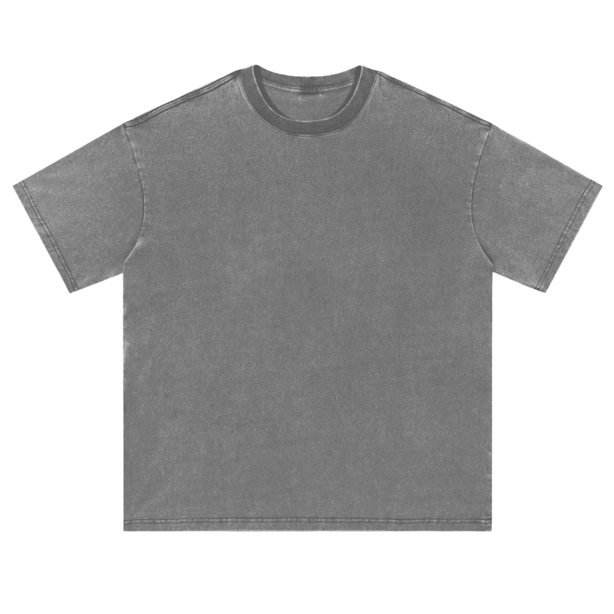 Unisex Vintage Washed Loose Fit T-Shirt in light gray