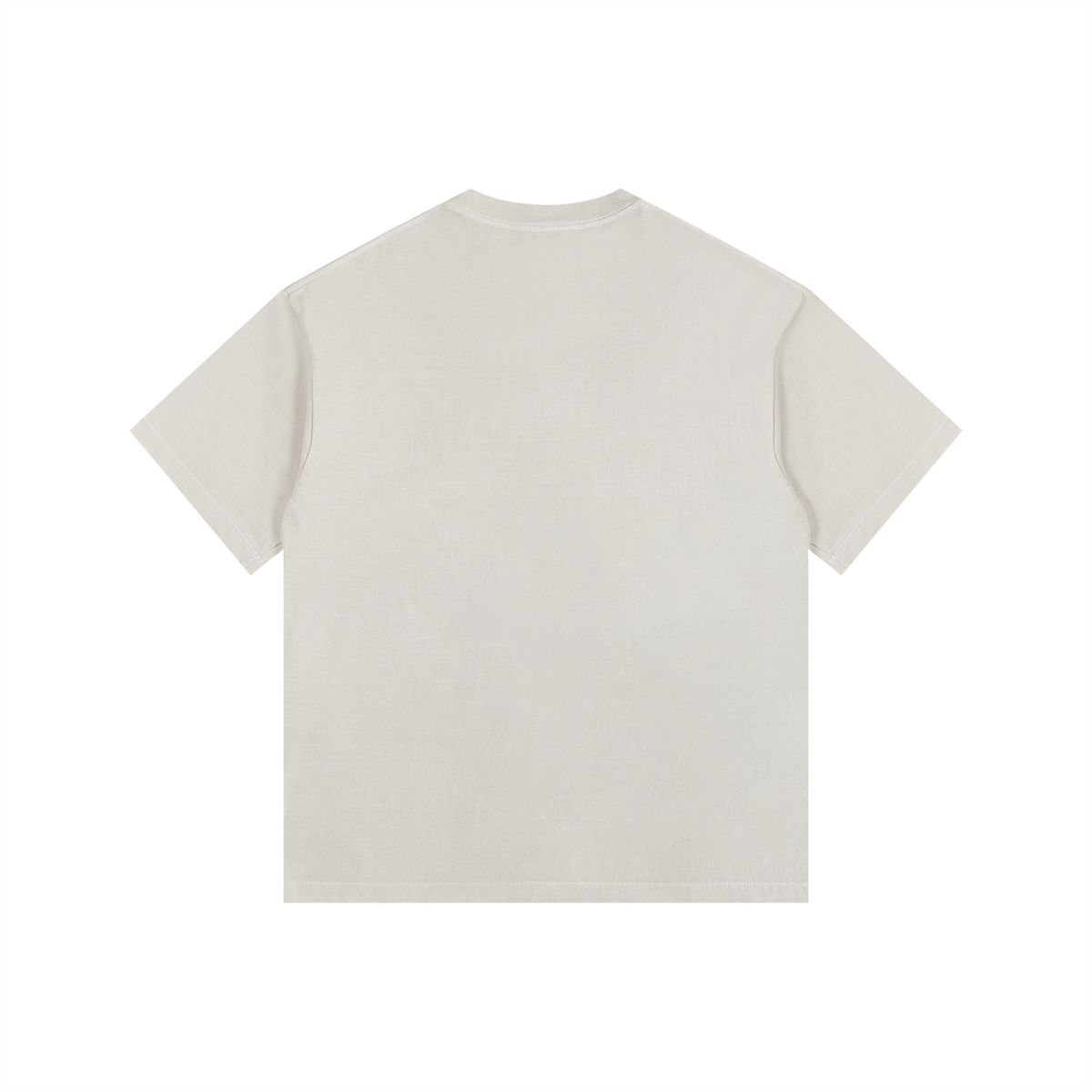 Unisex Vintage Washed Oversized Cotton T-Shirt in light apricot, alternate angle