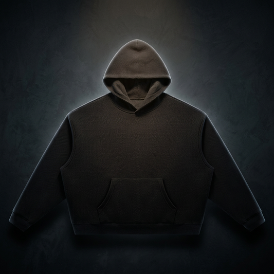 Unisex Waffle Boxy Hoodie
