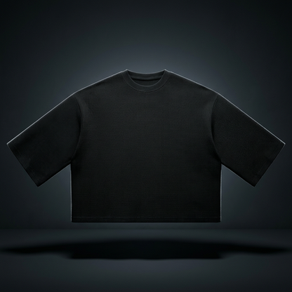 Unisex Waffle Boxy T-Shirt, view 1