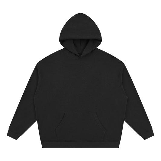 Unisex Waffle Hoodie in black