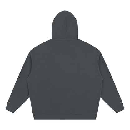 Unisex Waffle Hoodie in dark gray, alternate angle