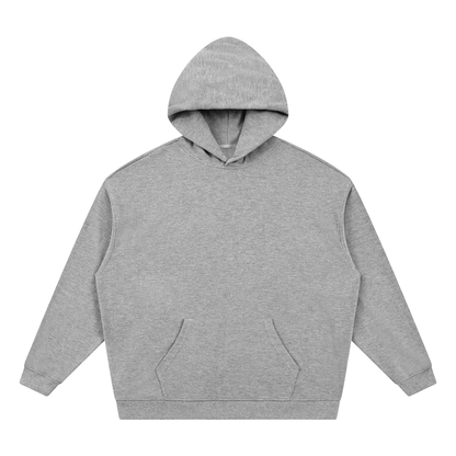 Unisex Waffle Hoodie in flower gray