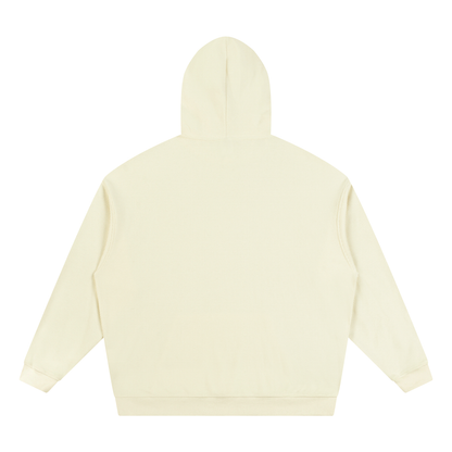 Unisex Waffle Hoodie in mild apricot, alternate angle