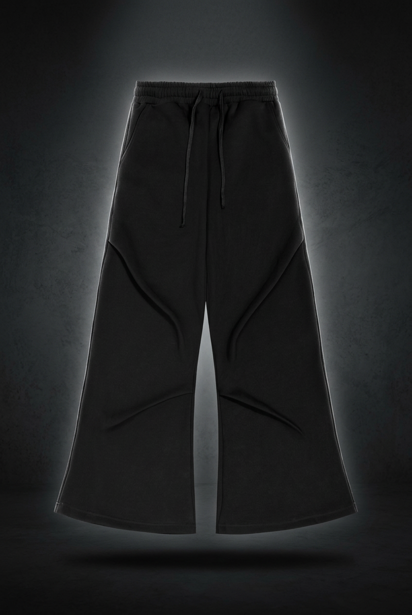 Unisex Wide Leg Drawstring Sweatpants