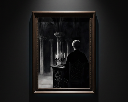 Vigil in the Cathedral, art print