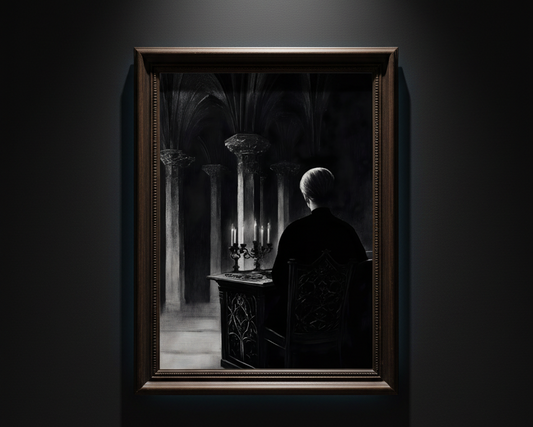 Vigil in the Cathedral, art print