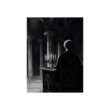 Vigil in the Cathedral, art print, view 2