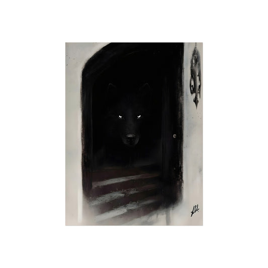 Watcher in the Doorway, fine art paper print, view 2