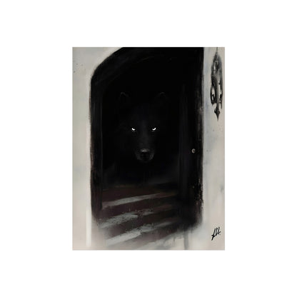 Watcher in the Doorway, fine art paper print, view 4