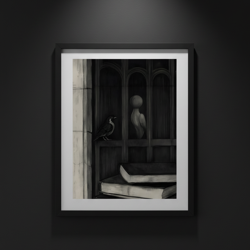 Window Companion, art print
