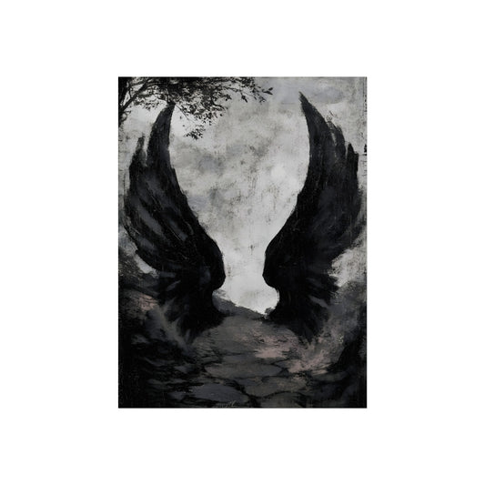 Wings on the Dark Path, art print, view 2