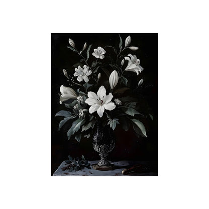Withered Grace botanical fine art paper print artwork
