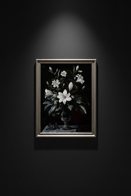 Withered Grace | Botanical Fine Art Paper Print artwork image