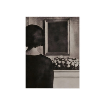 Woman Before the Empty Frame, art print, view 2