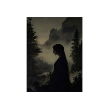 Woman in the Mountain Mist, art print, view 4