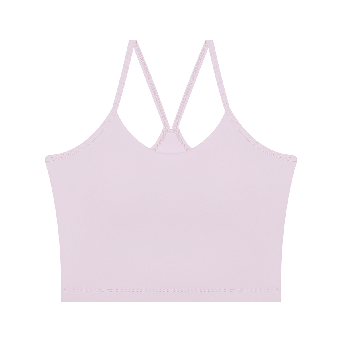 Women's 2-Piece Layered Yoga T-Shirt in light purple