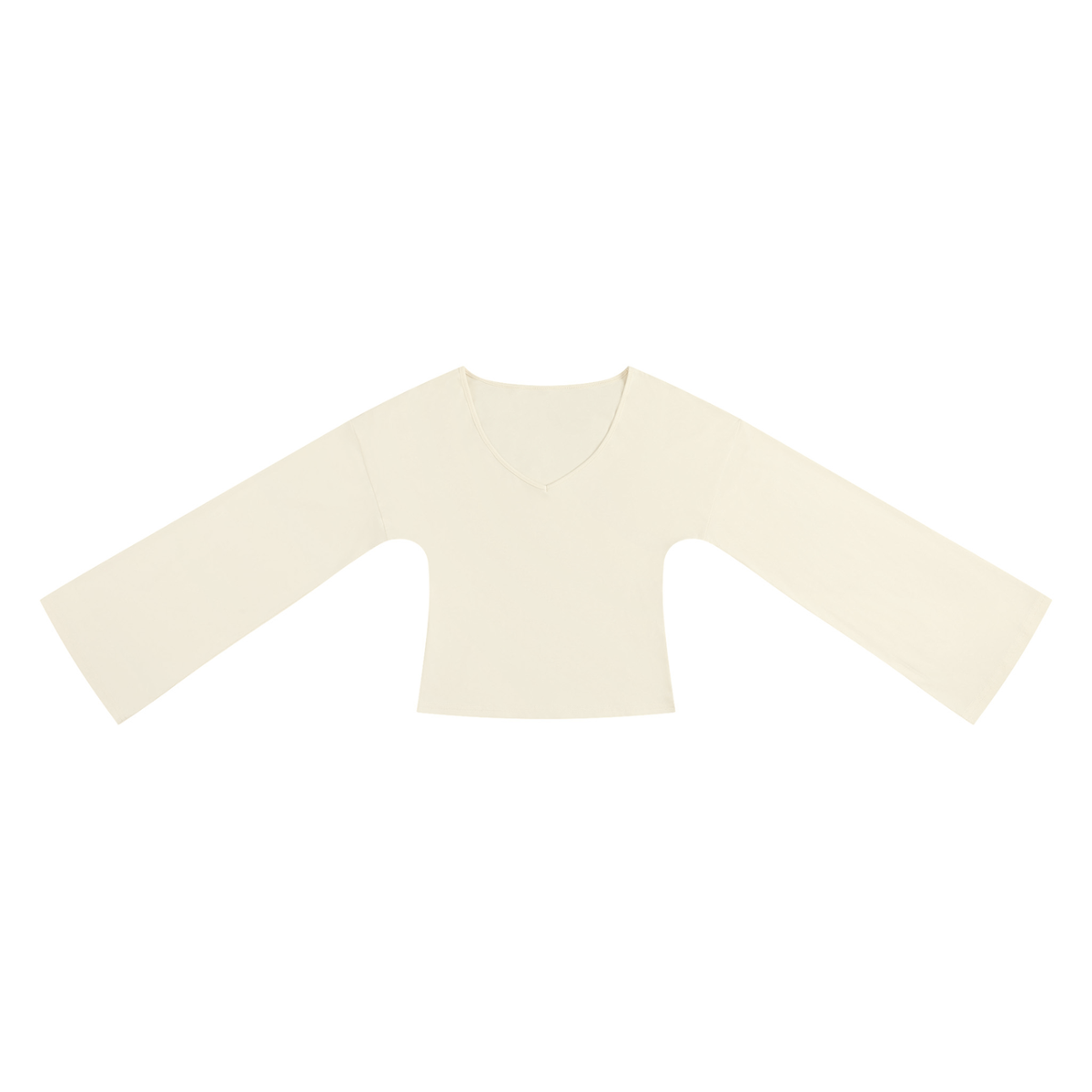 Women's Bell Sleeve T-Shirt in light apricot