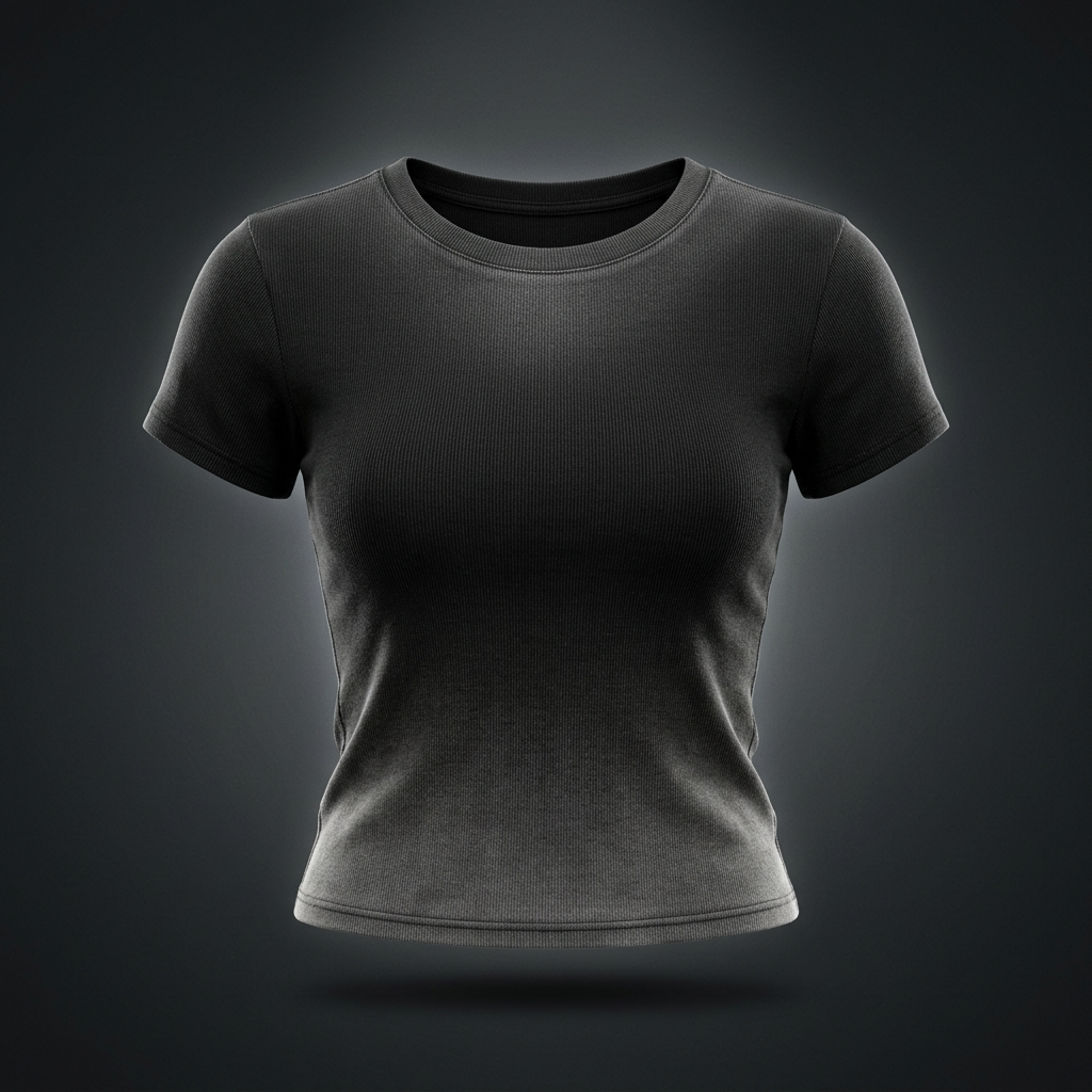 Women's Bodycon Sunfade Washed T-Shirt