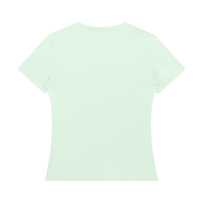 Women's Bodycon T-Shirt in light green, alternate angle