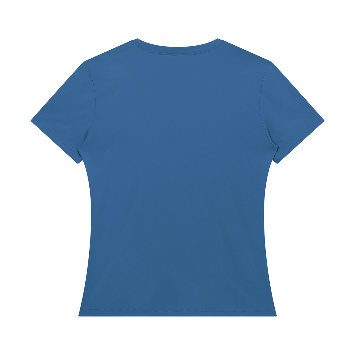 Women's Bodycon T-Shirt in navy blue, alternate angle