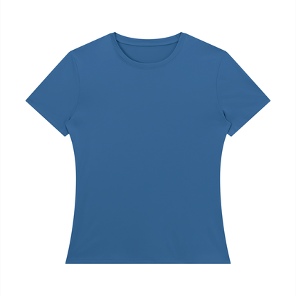 Women's Bodycon T-Shirt in navy blue