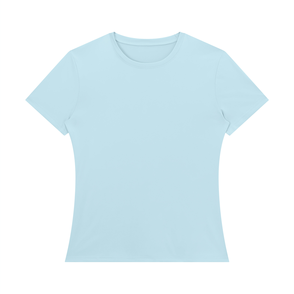 Women's Bodycon T-Shirt in sky blue