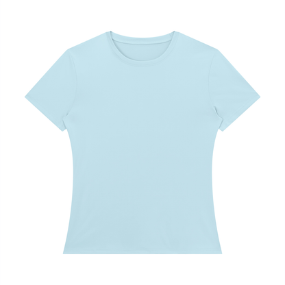 Women's Bodycon T-Shirt in sky blue