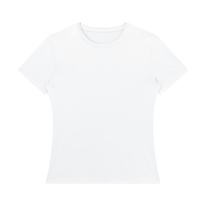 Women's Bodycon T-Shirt in white