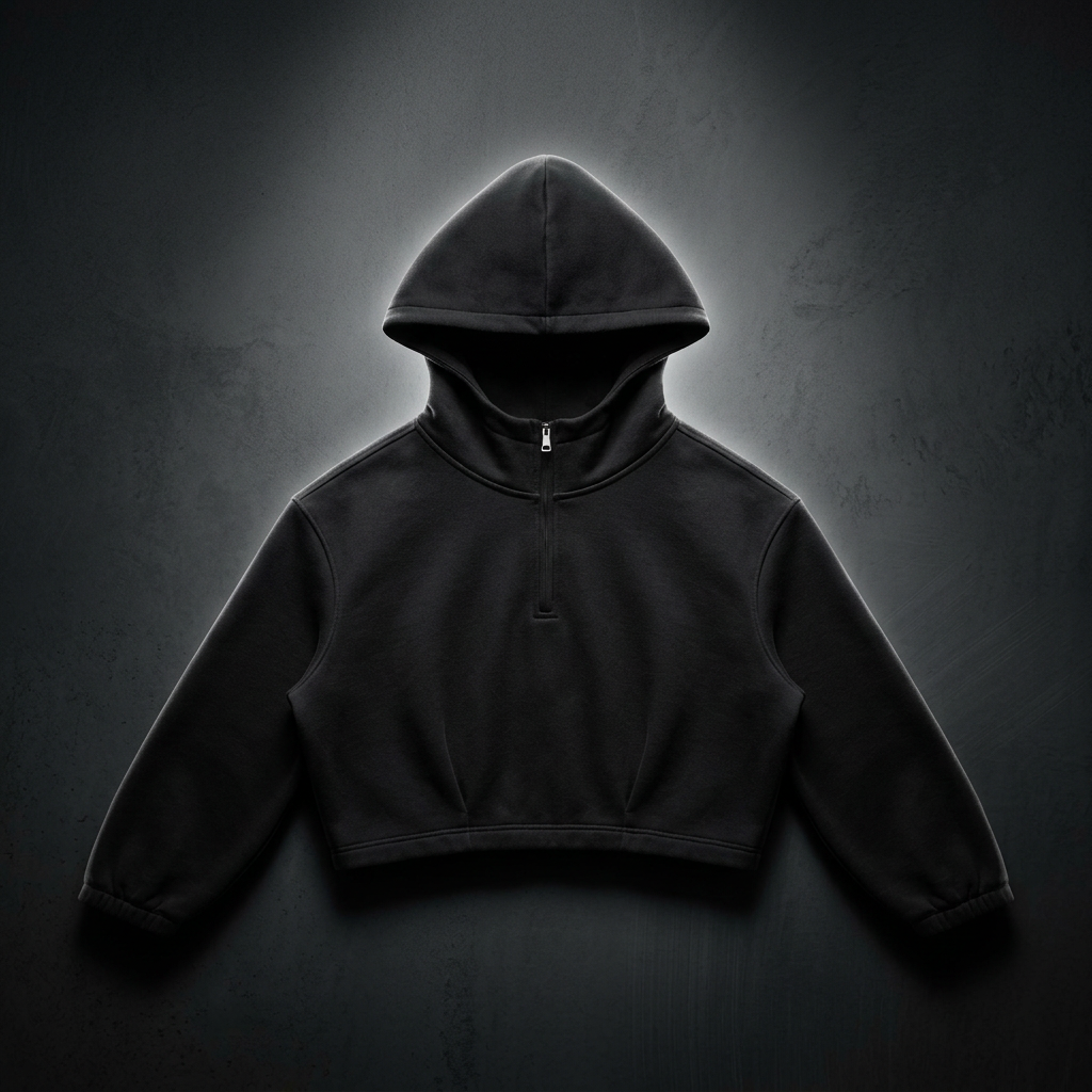 Women's Boxy Quarter-Zip Hoodie