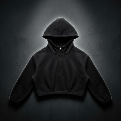 Women's Boxy Quarter-Zip Hoodie