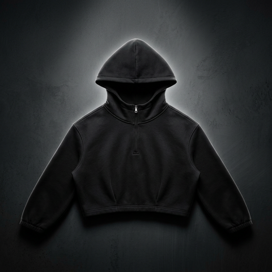 Women's Boxy Quarter-Zip Hoodie
