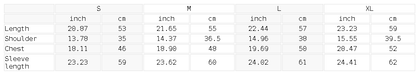 Size chart for the Women's Collared Pullover Knit Sweater