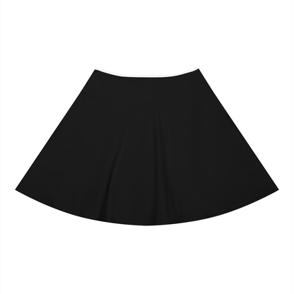 Women's Color Block A-Line Skirt in black, alternate angle